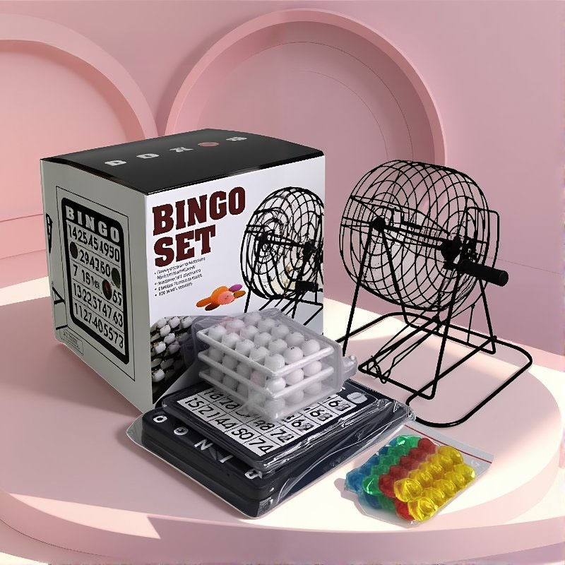 Party Games Large Groups - Çelik Bingo Oyunu Kafes Seti, Bingo