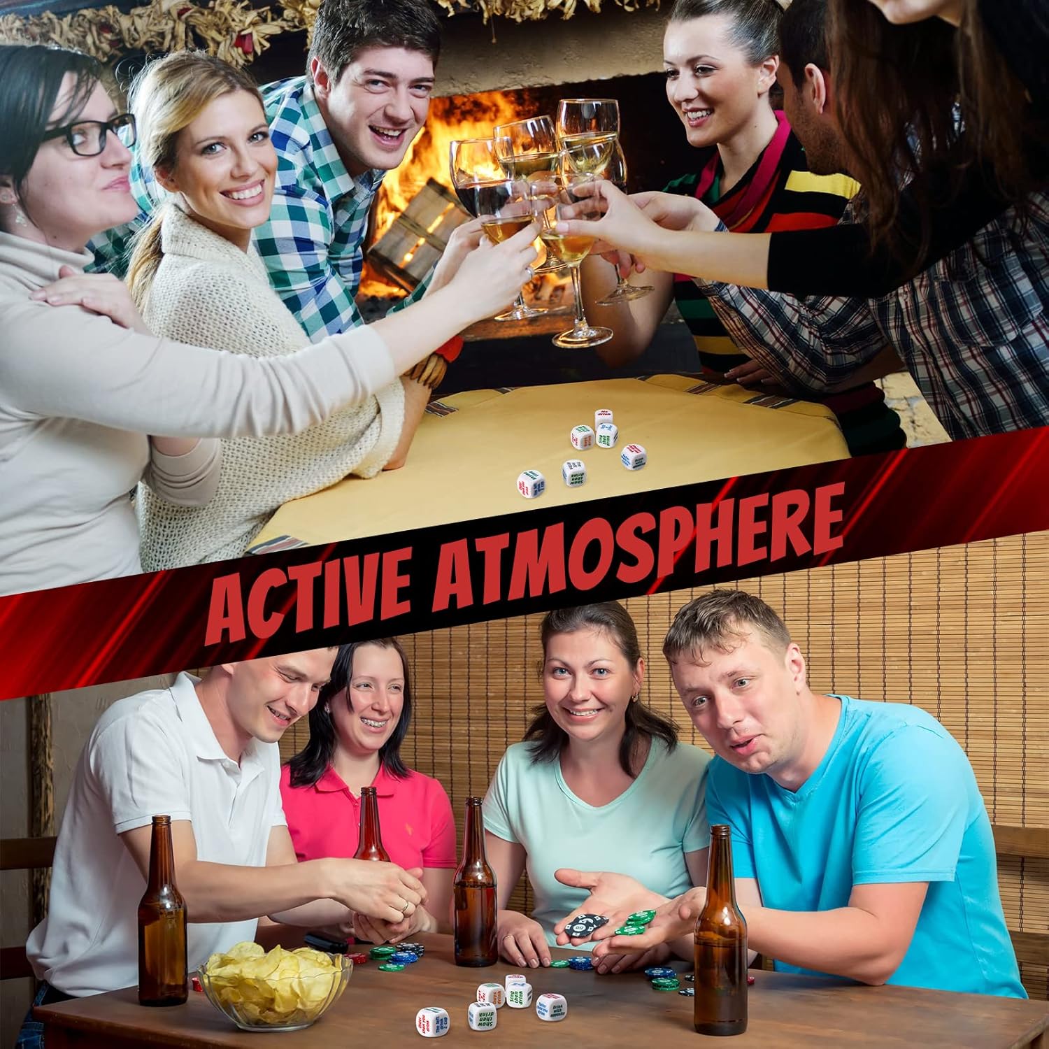 6 Adet Parti İçme Bar Zar Oyun - Party Games Bachelorette incelemesi ve fiyatı