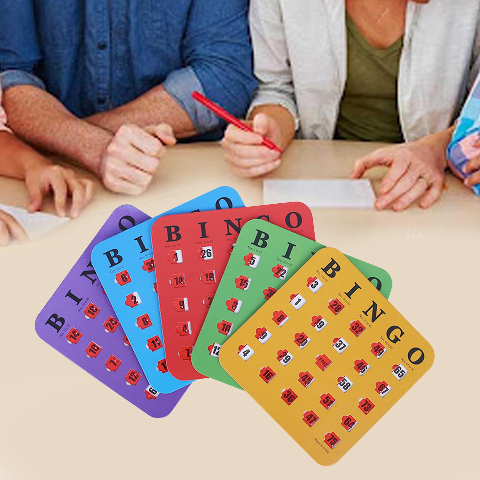 5 Parça Büyük Baskı Bingo Kart - Party Games Large Groups incelemesi ve fiyatı