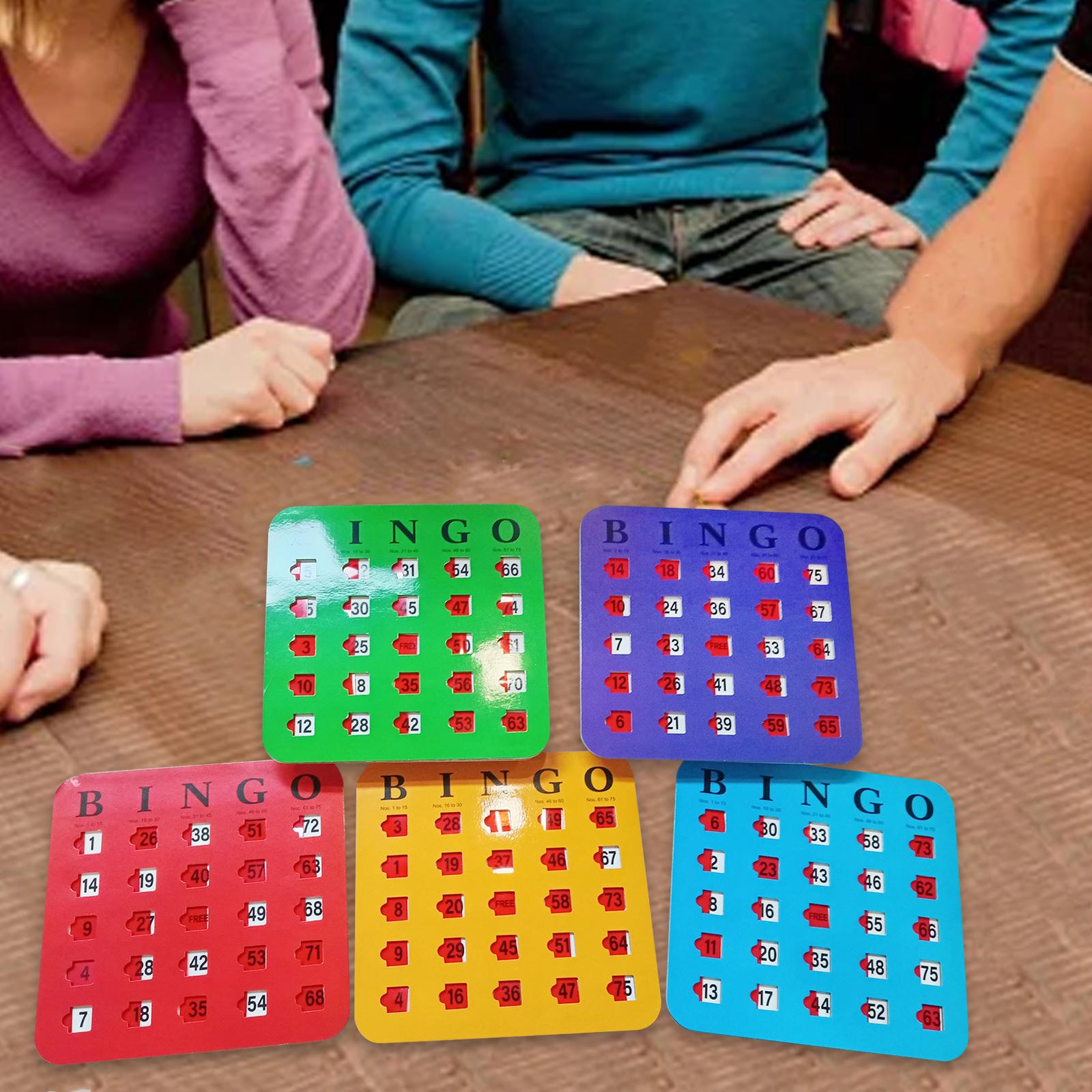 5 Parça Büyük Baskı Bingo Kart - Party Games Large Groups incelemesi ve fiyatı